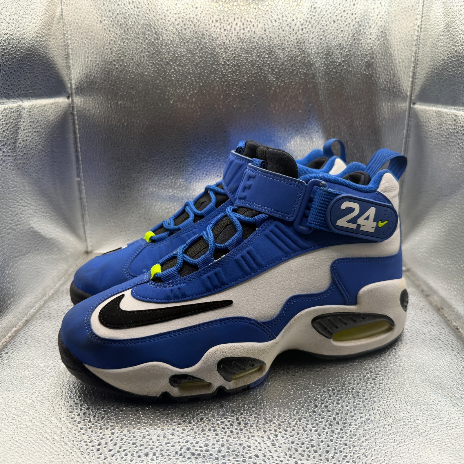 Size 8 Nike Air Griffey Max 1 DS Varsity Royal Black Volt Mens Shoes DJ5161-400