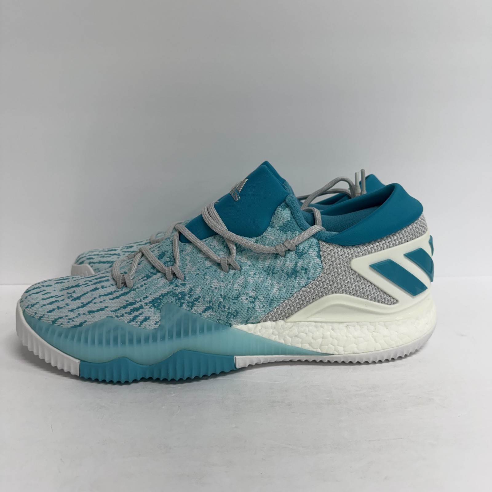 Size 15 – Adidas Crazylight Boost 2016 Low Clear Aqua – BB8178