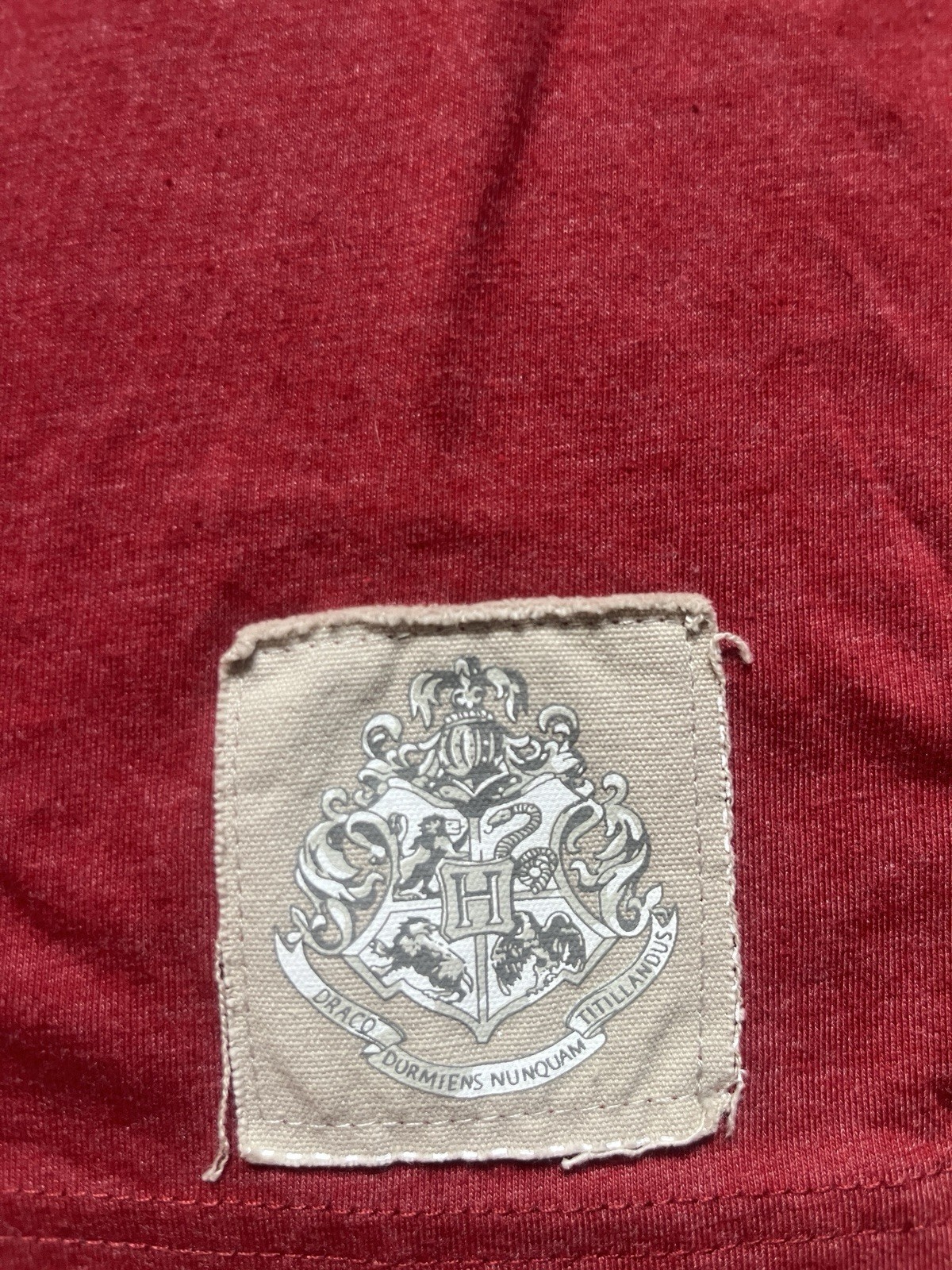 Universal Studios Men’s L Burgundy Harry Potter Gryffindor Quidditch Captain Tee