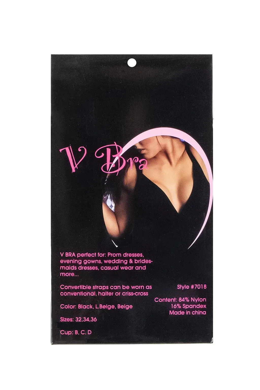 V Bras Multi Ways Sexy Ultra DEEP U PLUNGE Halter Bra 32 34 36 38 40 B C D 7018