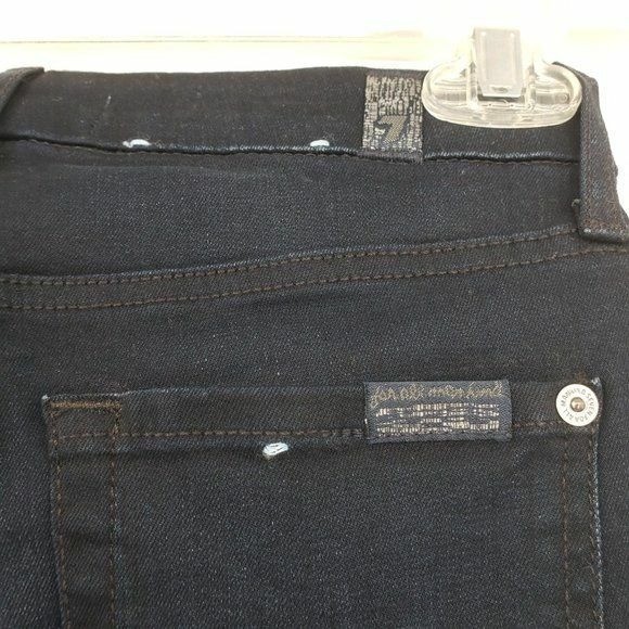 7 For All Mankind Kimmie Straight Leg Jeans Dark Wash Women’s Size 26 NWOT