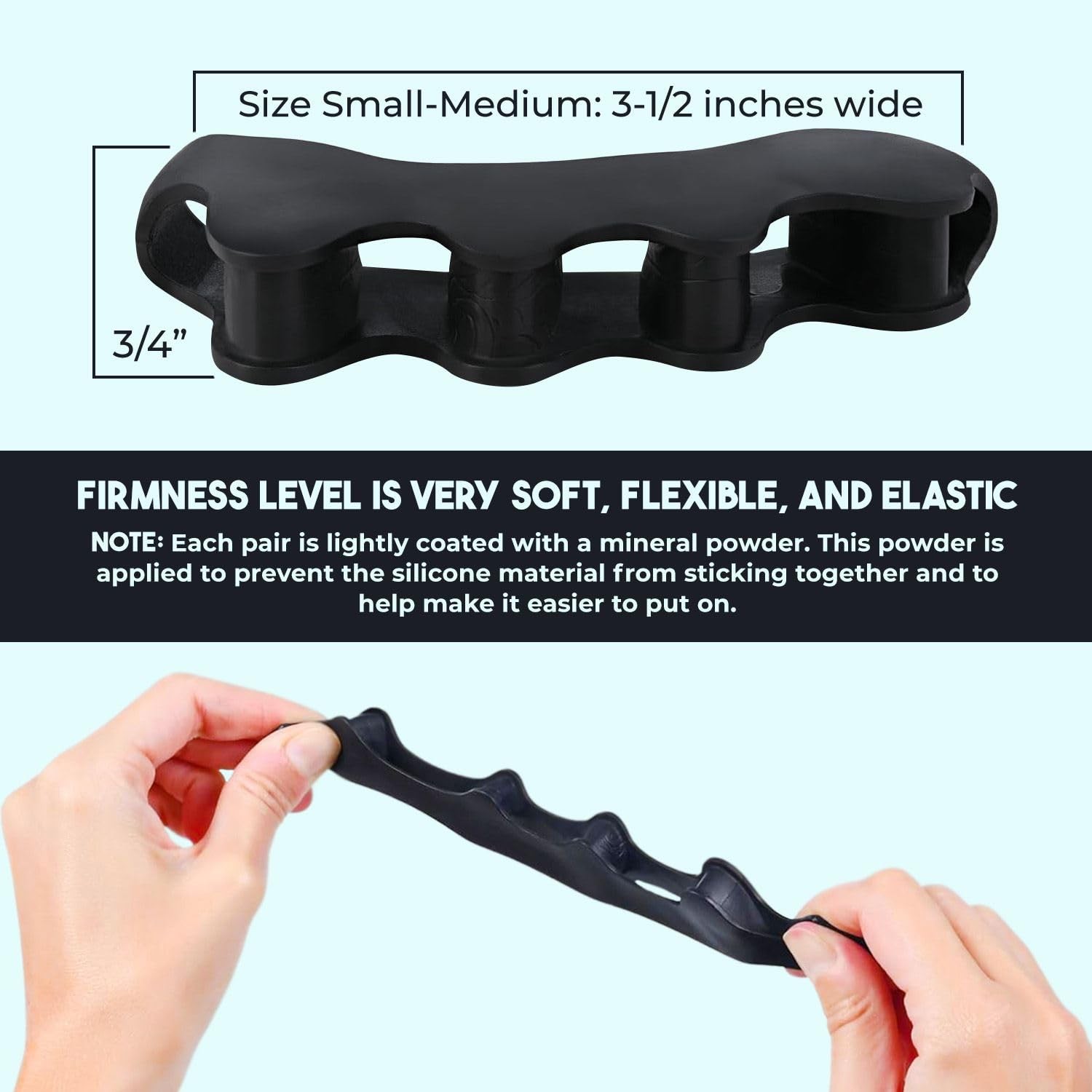 VYCE PrimalStep Toe Separators, Spreaders, Spacers, Straightener to S/M