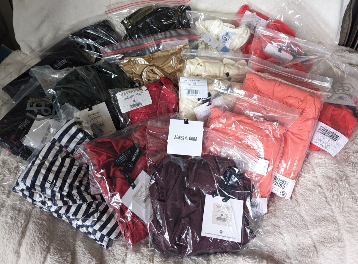 Agnes & Dora TUNICS Bundle LOT 21 Pieces NWT 💕 Sizes XS M L XL XXL RETAIL$800