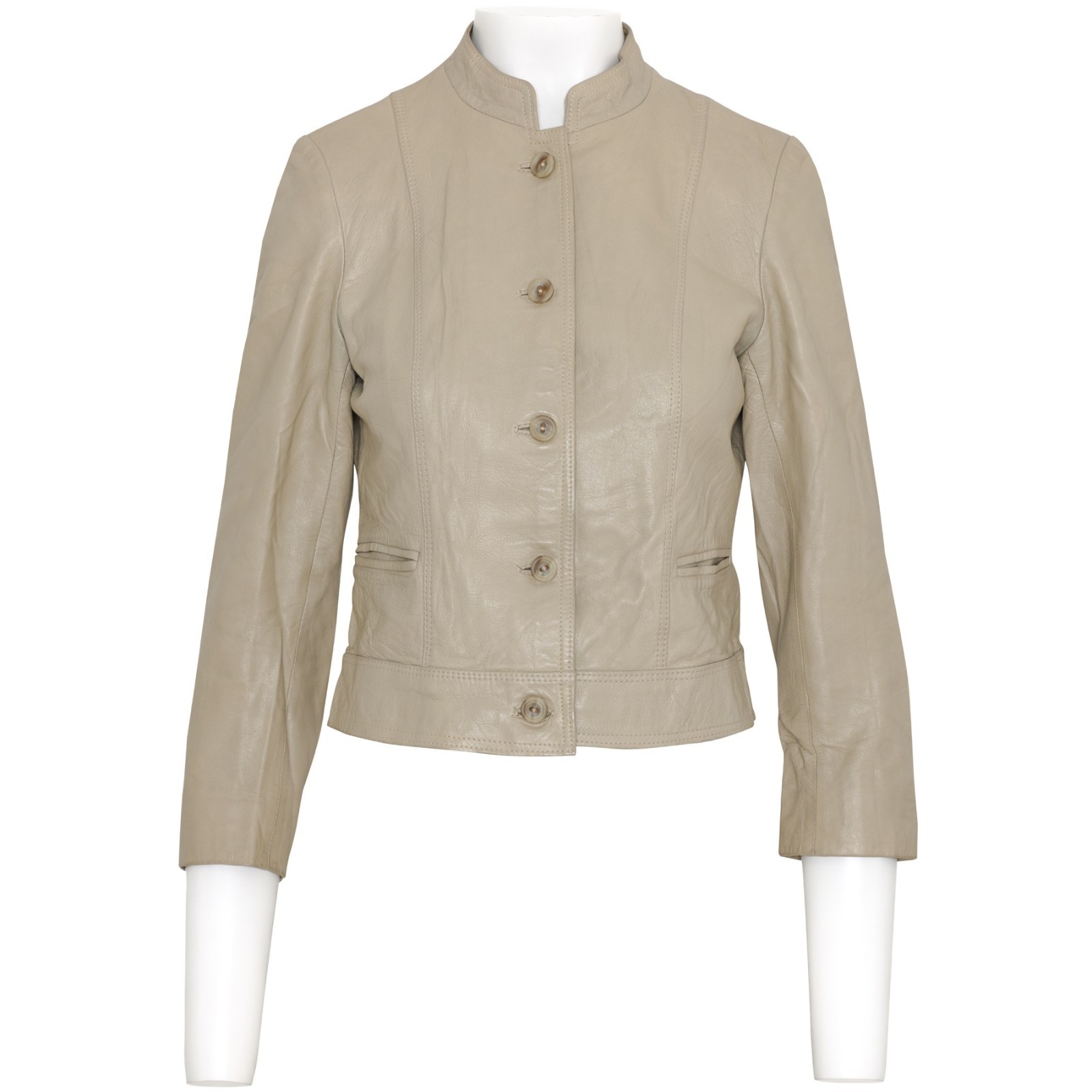 1985–1995, Day Jacket in Glove-Soft Lambskin with Mandarin Collar