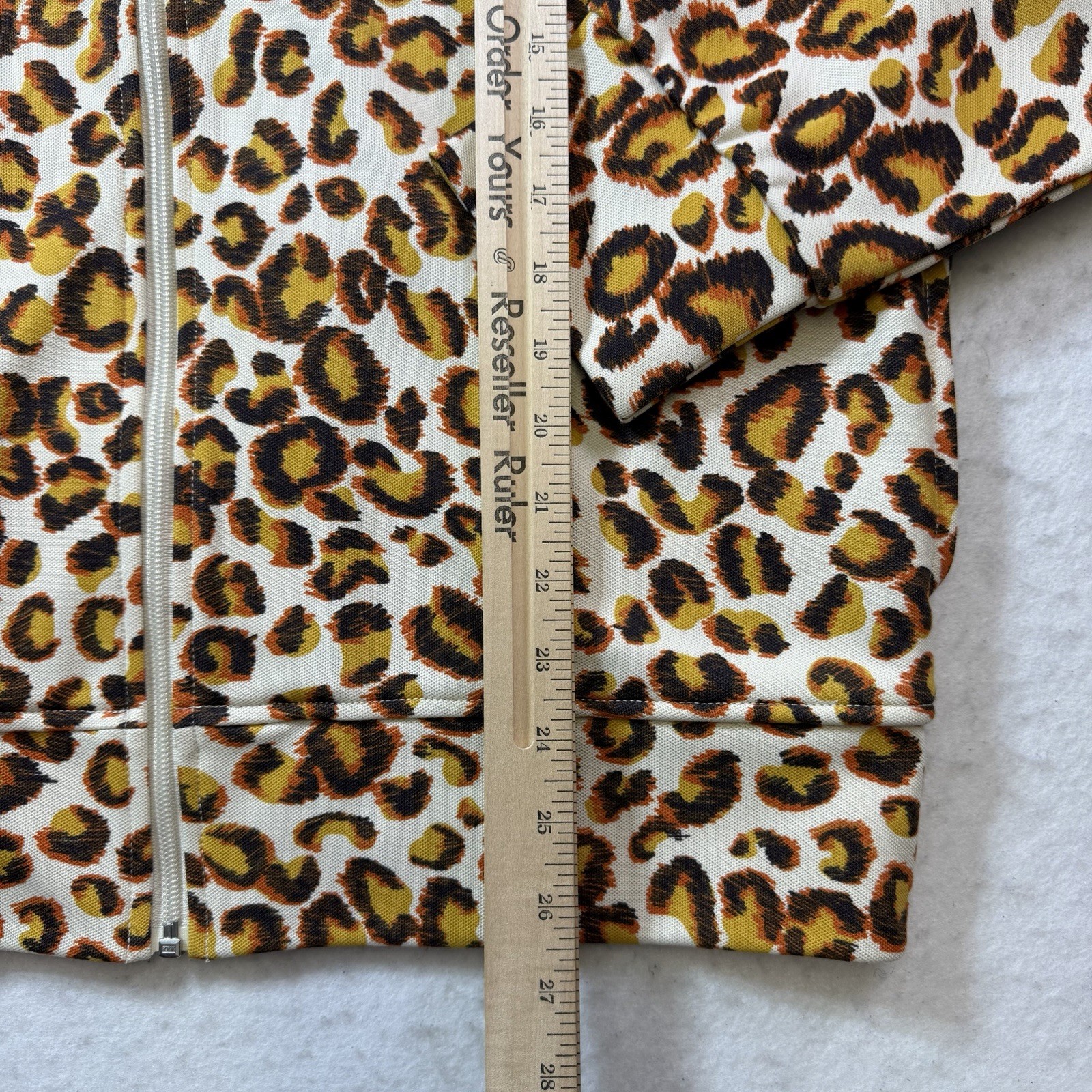 Adidas Originals Jeremy Scott Leopard Cheetah Track Top Jacket TT Trefoil Size M