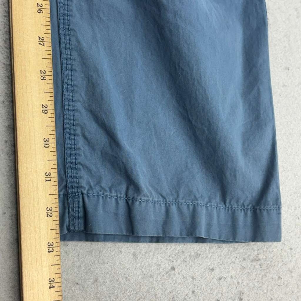 SuperDry Tokyo Pants Mens Large Blue Cotton Flat Front Cargo Neiman Marcus NWT