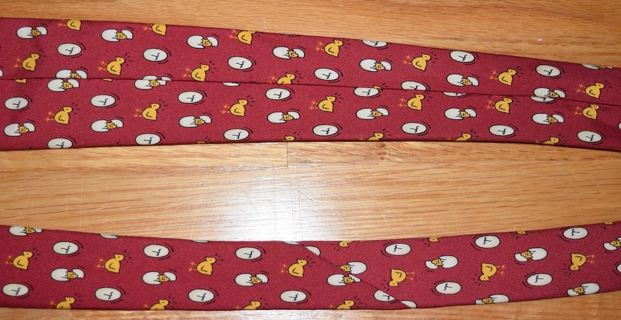 Hermes Silk Neck Tie Chick Egg Hatching Chicken Bird Red 7532 Preppy France 57″