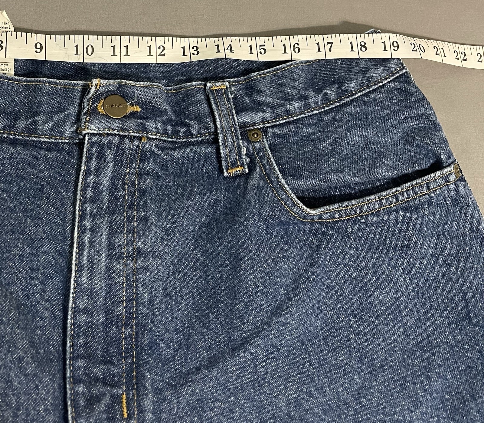 Carhartt B480 DVB Relaxed Fit Jeans Mens 40×32 Blue Denim Excellent