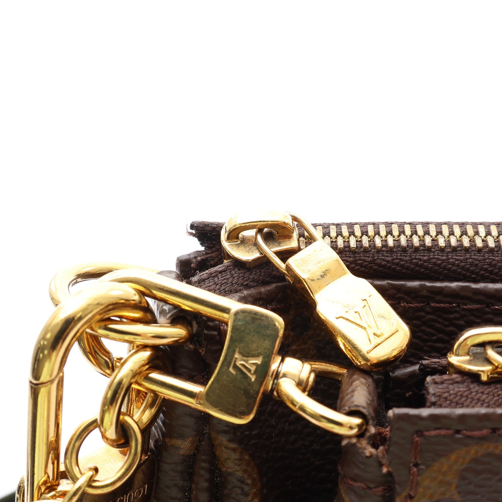 LOUIS VUITTON Multi Pochette Accessoires Shoulder Bag Monogram Canvas Brown