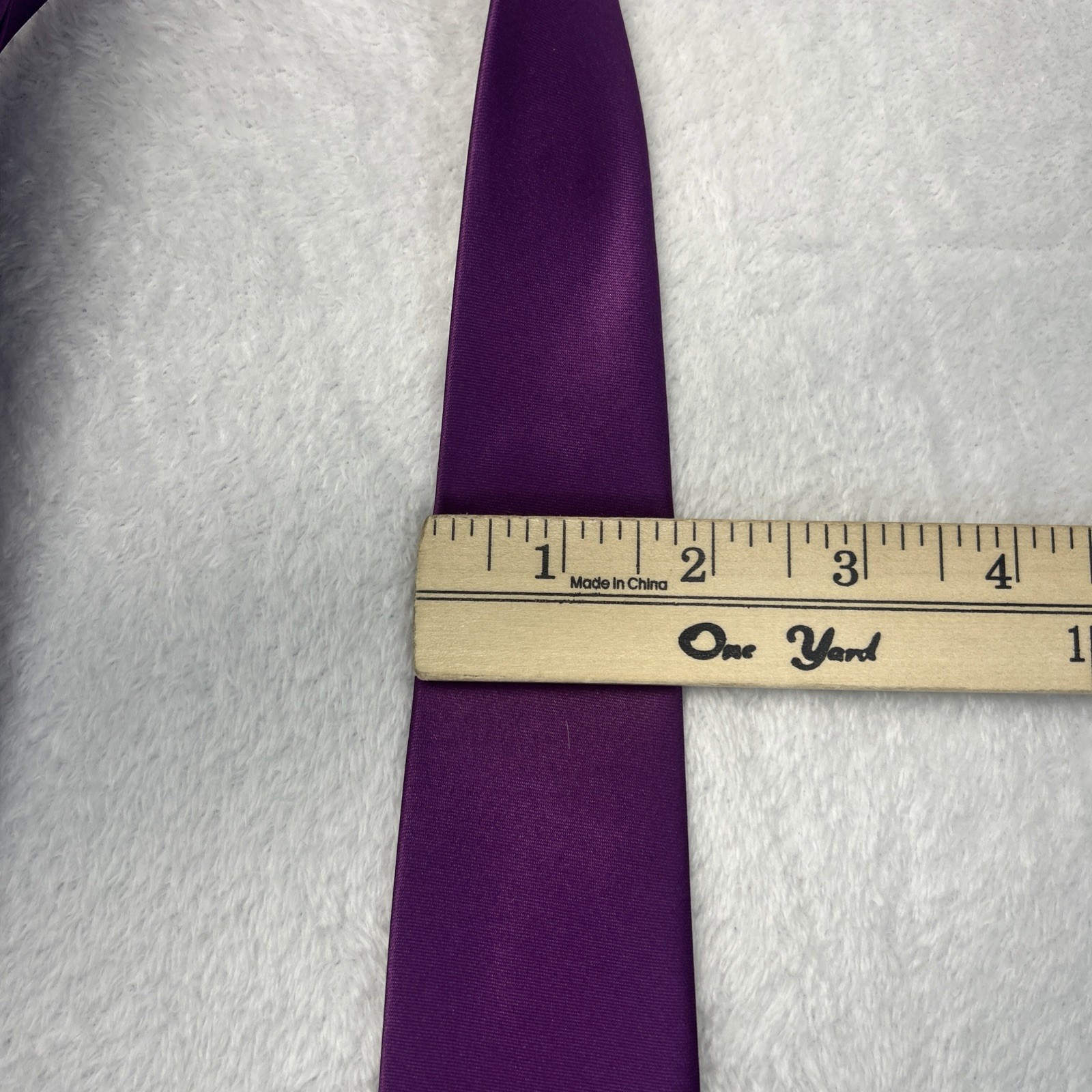 Cheri Copain Purple Men’s Necktie 3.25”x 57” All Silk Handmade