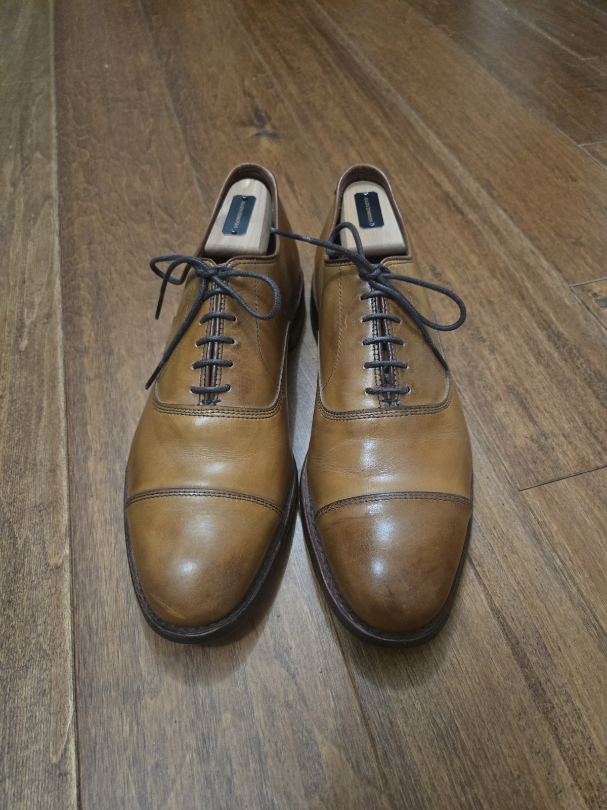 Allen Edmonds Mens Park Avenue 8.5 D walnut
