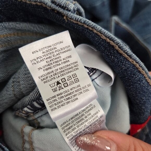 Lucky Brand Jeans Sz 8 /29 Mid Rise Sweet Straight Leg Blue Stretch Denim Casual