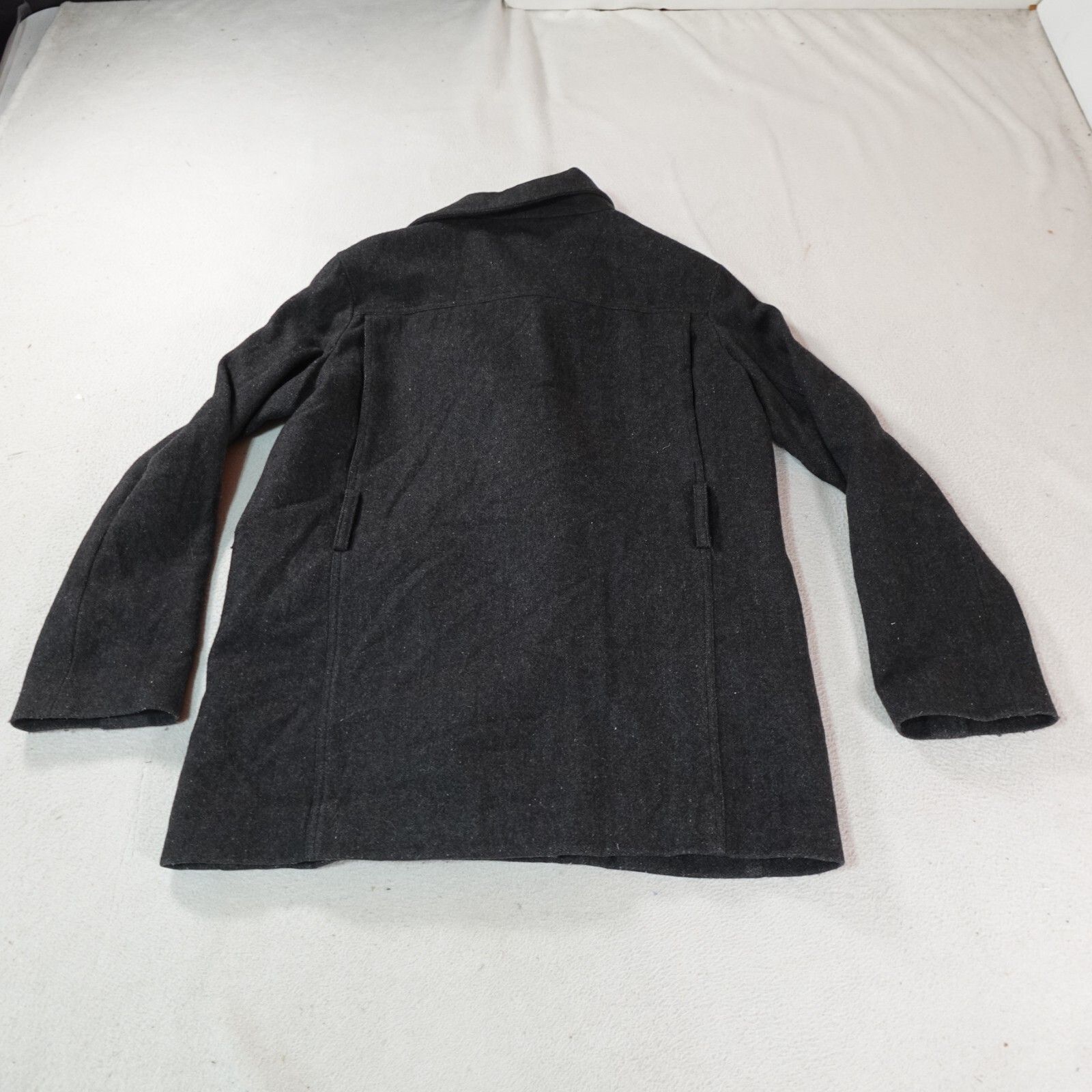 Britches Peacoat Womens 6 Gray Amanda Double Breasted Wool Old Money Outdoor