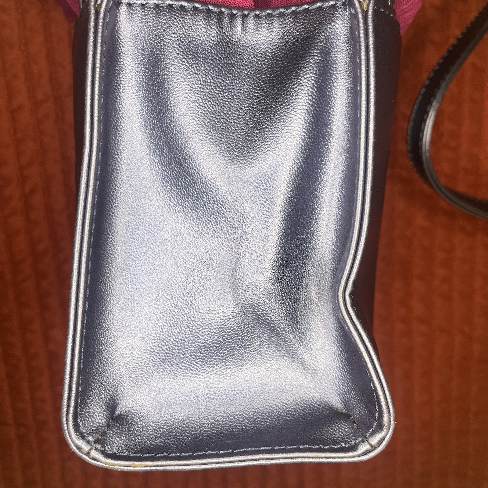 Telfar Small Shopping Bag Metallic Cobalt Blue *EUC*
