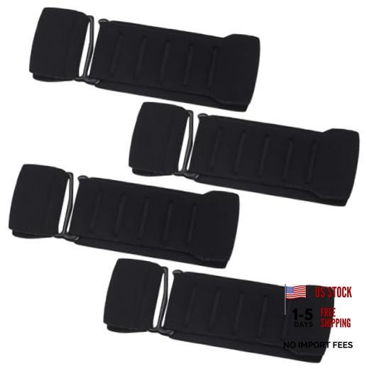 4 Pcs Bra Strap Extender for Women Black 5 Hook Bra Back Extender Adjustable