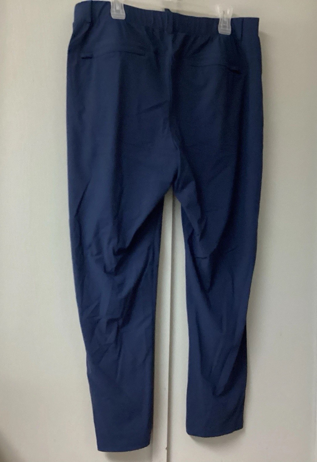 &Collar Performance Menswear Athletic Blue Navy Slim Fit Pants Size 36 X 32 NWT