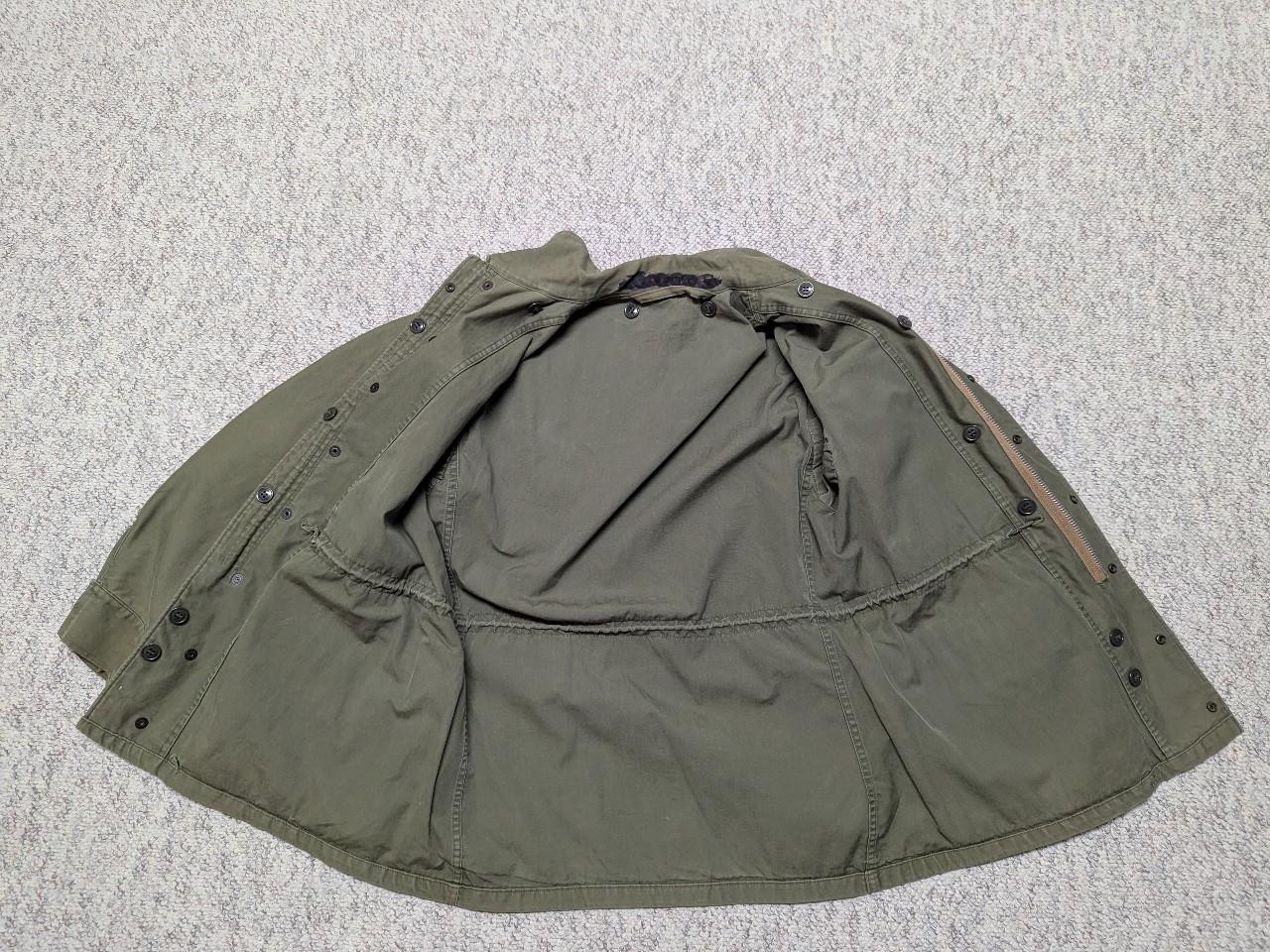 vintage m1943 us army 40 field jacket MILITARY green WWII korean war M43 coat