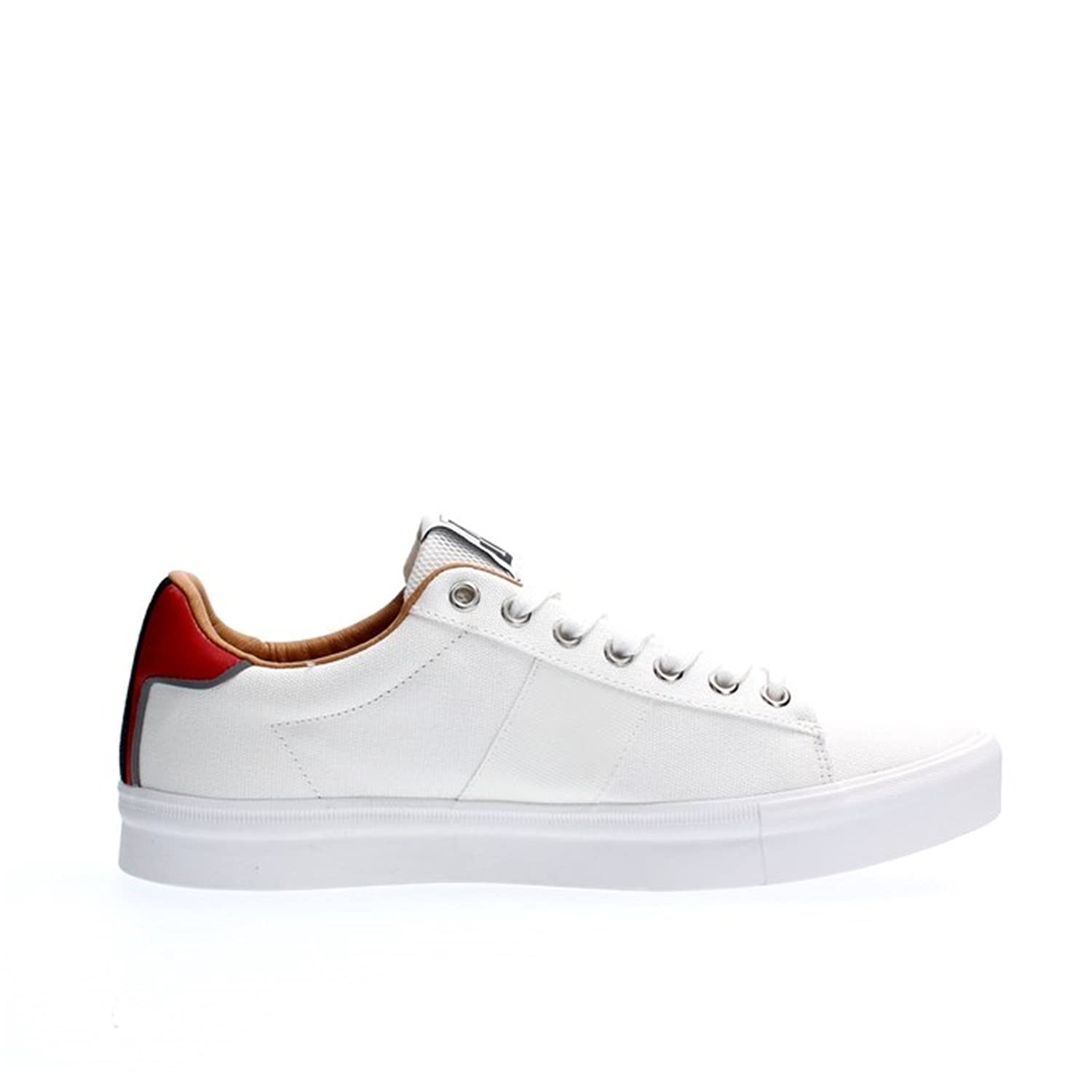 Bianco Polyester Men Sneaker