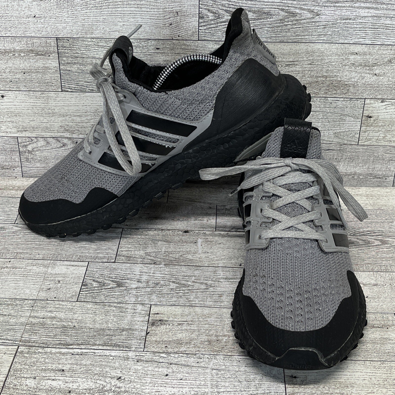 Adidas Ultra Boost 4.0 X Game Of Thrones House Stark Running Shoes Men Size 8.5