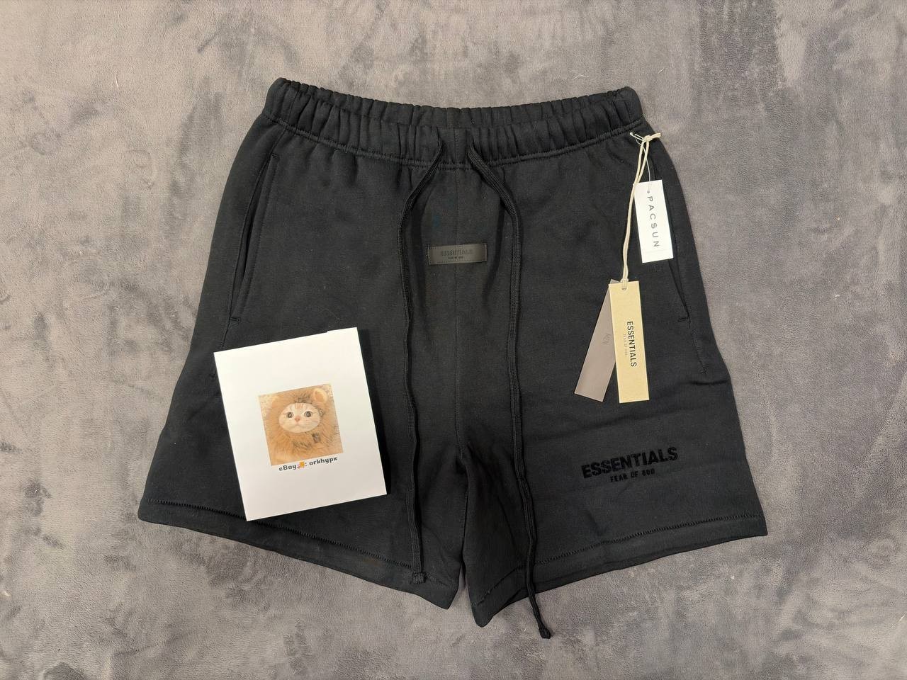 Fear of God Essentials Shorts SS22 Stretch Limo Black – NEW WITH TAGS (XS-XL)