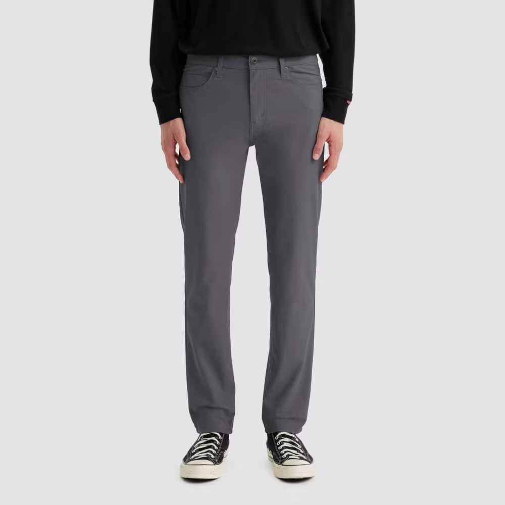 Levi Men 511 Slim Tech Five Pocket Pants – Charcoal Gray 34×30