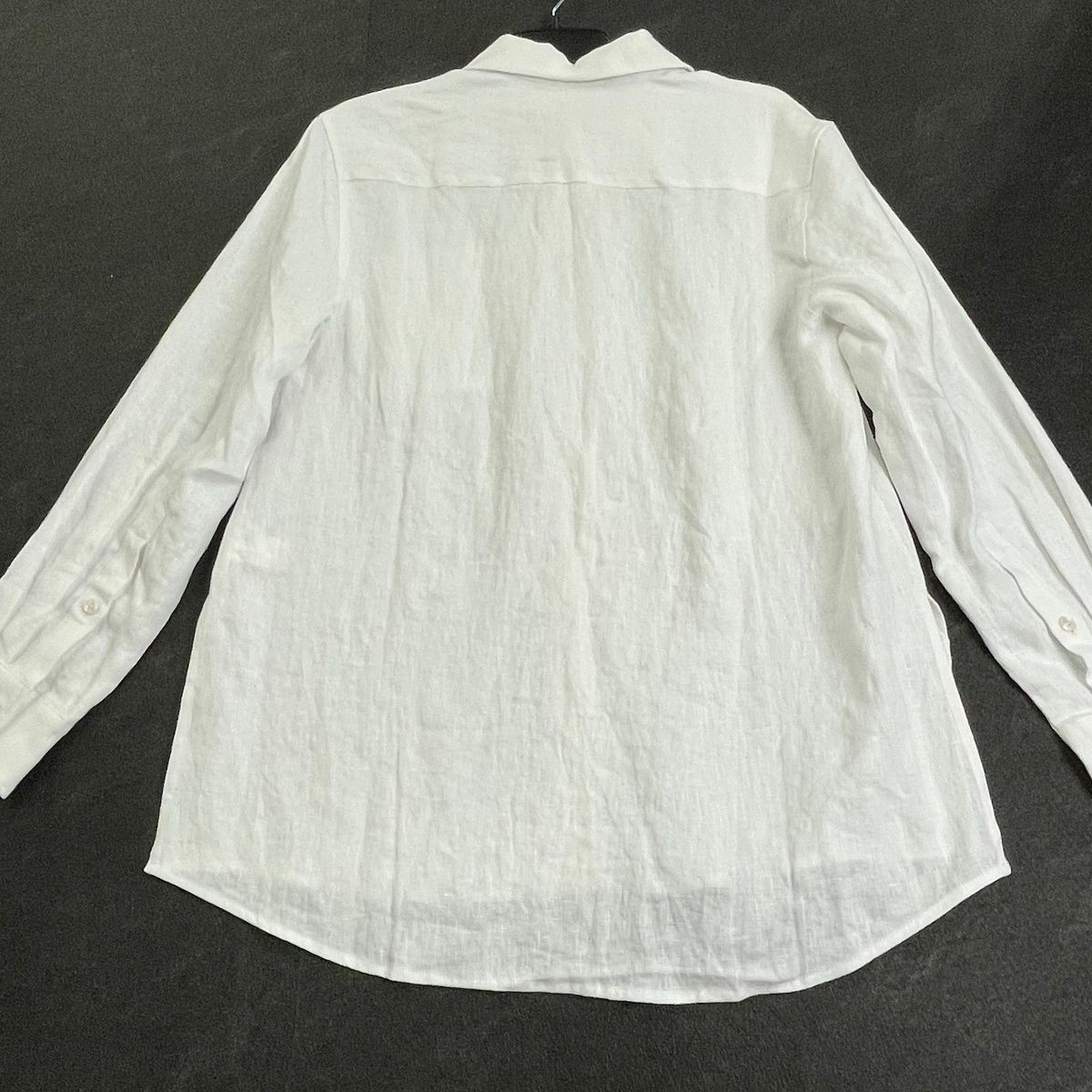 PERFECTWHITETEE Lorelai Linen Oversized Shirt Women’s Size S White