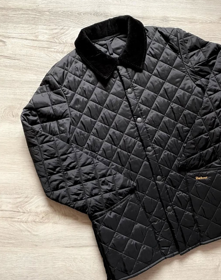 Barbour Heritage Liddesdale Quilted Jacket MSRP $ 260 in Black