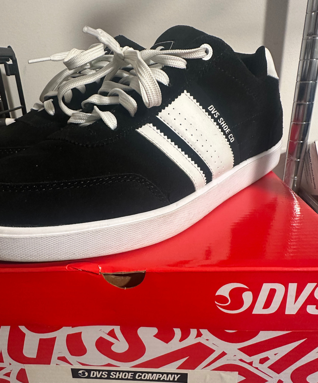 DVS Skate Shoes Milan CS Black White