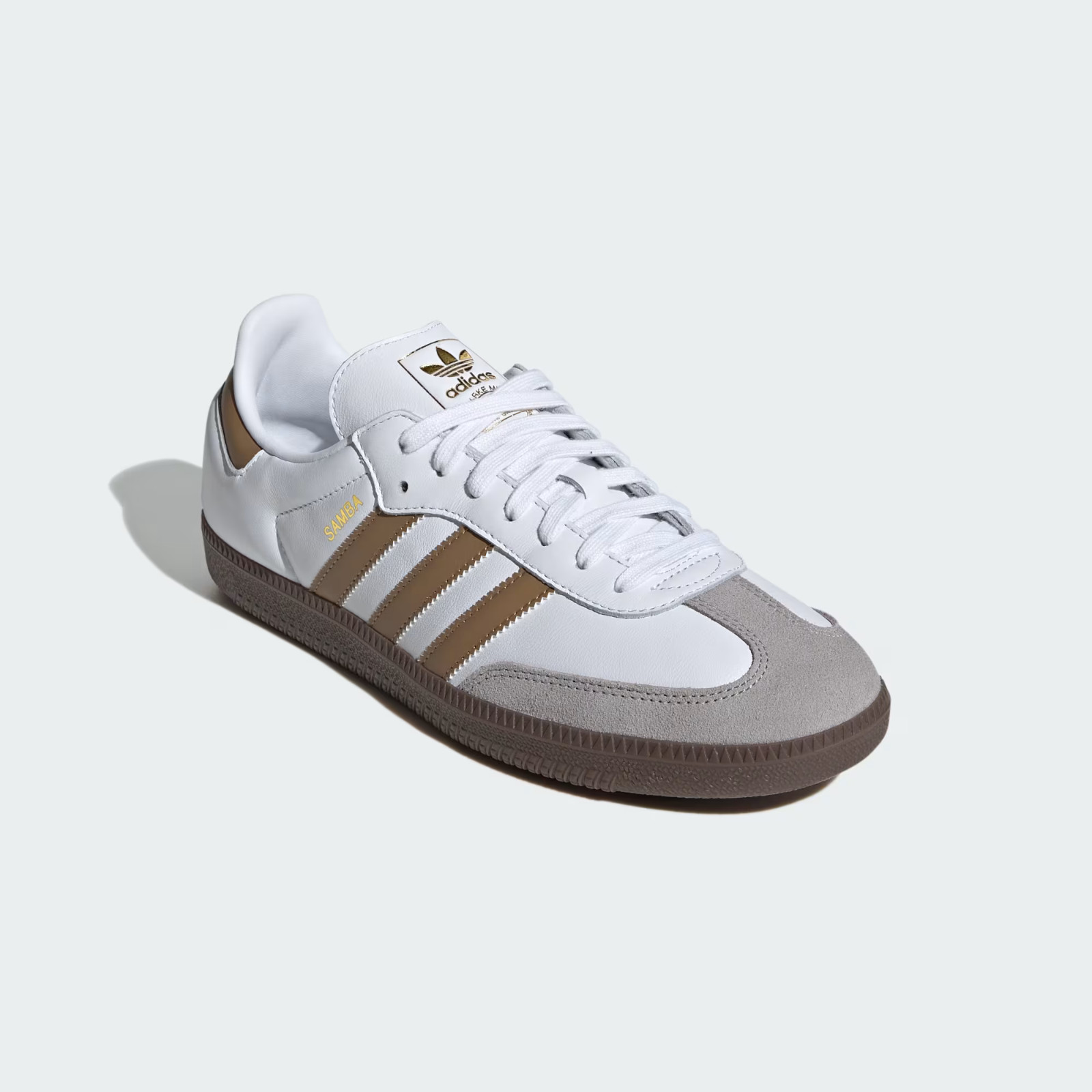 Adidas Samba OG Mens White Brown Desert Casual Shoes JH8796 Size 11