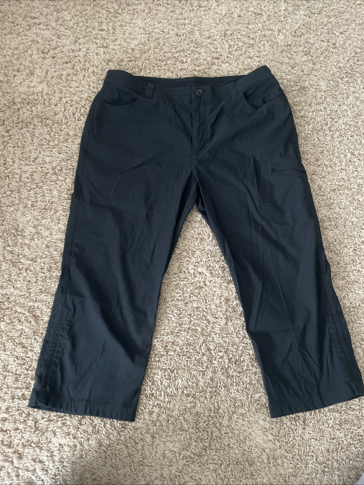 Eddie Bauer Rainier Stretch Outdoor Capris Pants Women’s Sz 14 Travel Comfort