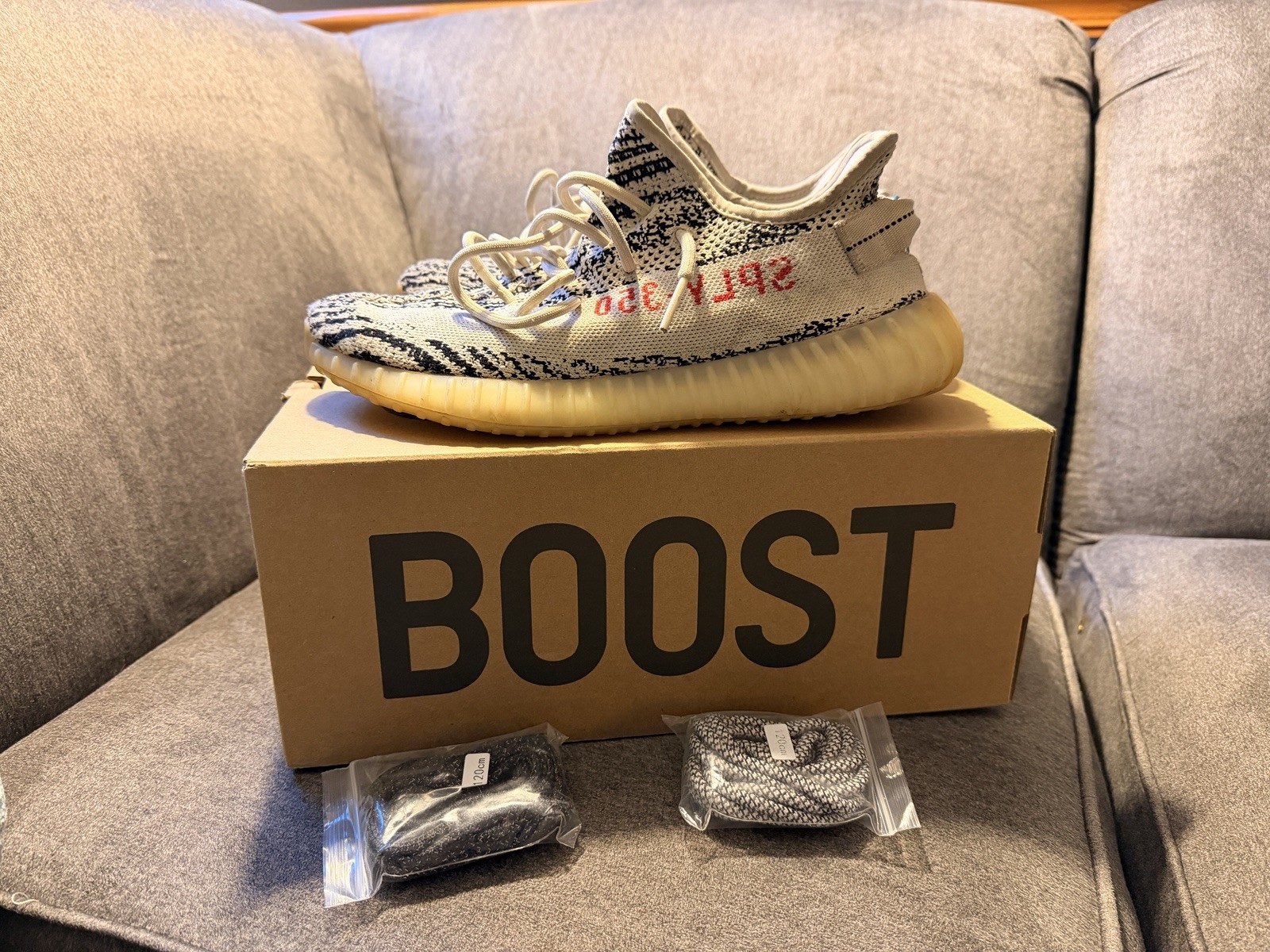 Size 9.5 – adidas Yeezy Boost 350 V2 Low Zebra