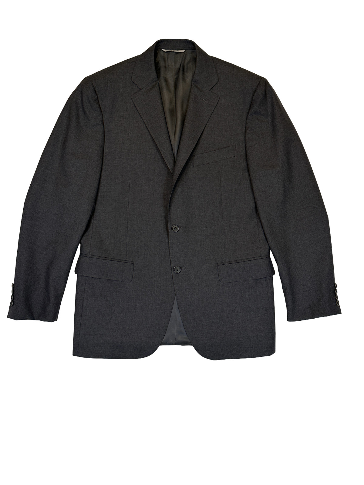 Canali 1934 Men’s Wool Blazer 42R Charcoal Gray Sport Coat Made Italy Luxury