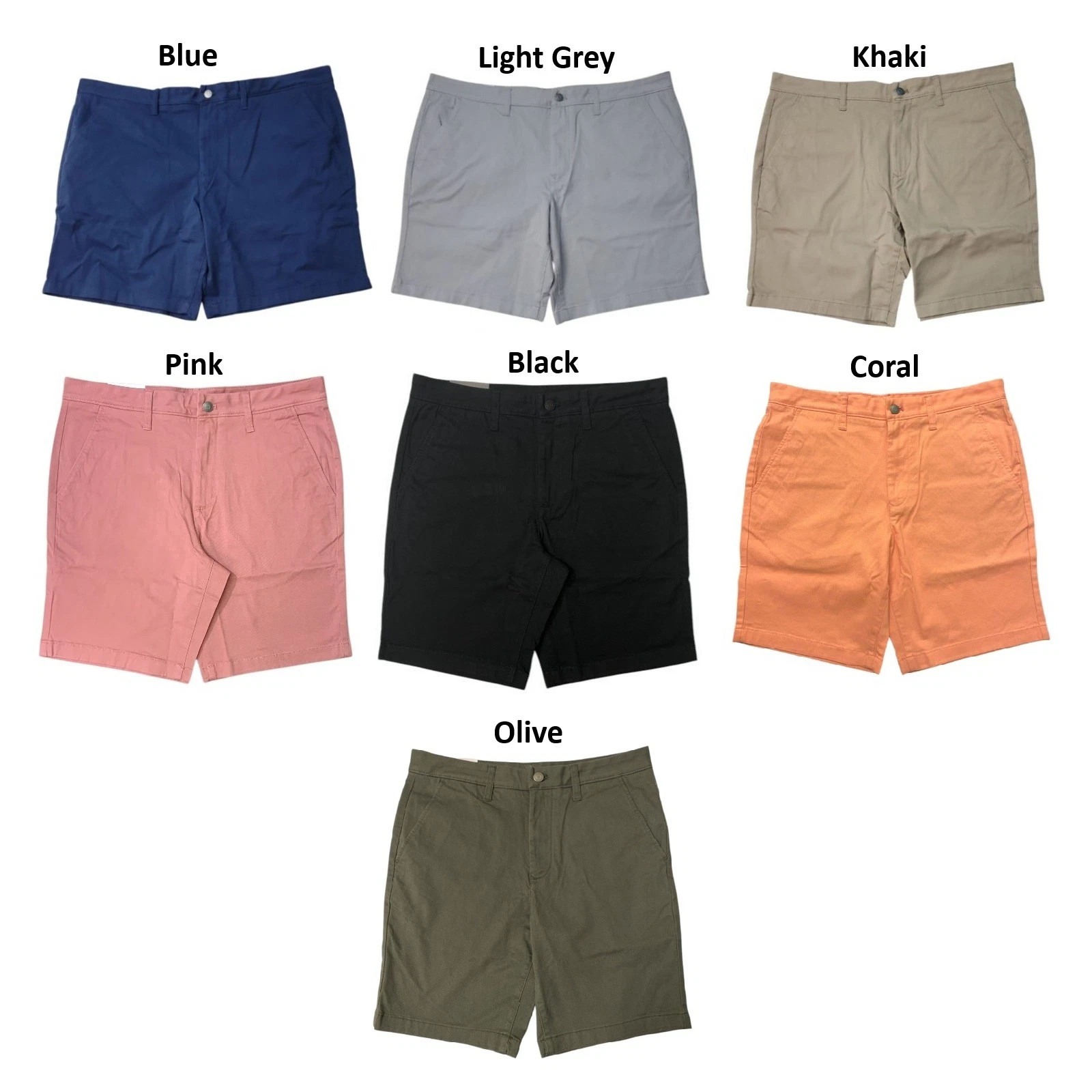 Member’s Mark Men’s Everyday Stretch Flat Front TwillShort 32/34/36/38/40 Colors