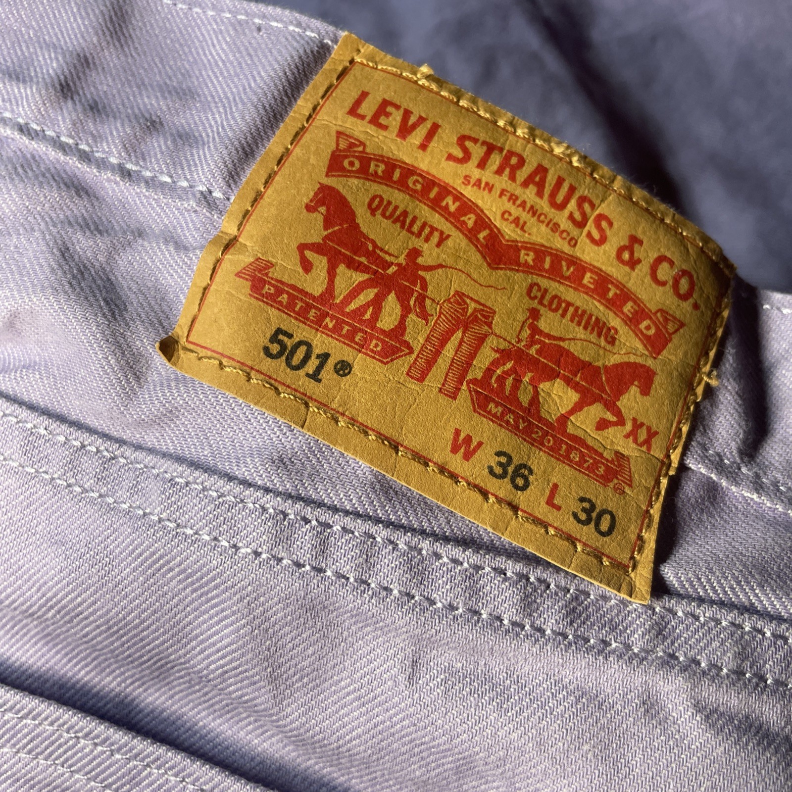 Levi’s Men’s 501 Denim Original 36×30 Button Fly Jeans Many Colors Levis