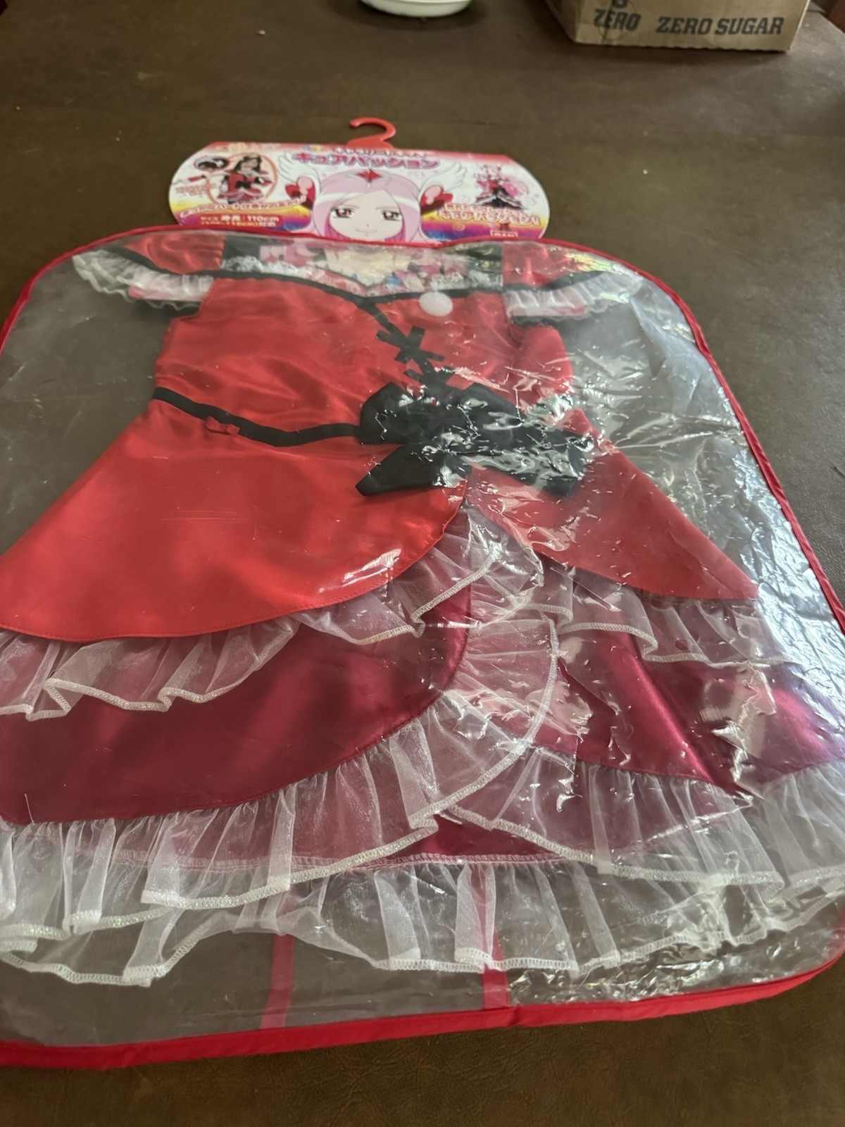 2001 BANDAI Fresh Pretty Cure Dress up Narikiri Costume Cosplay Kids 4T-5T