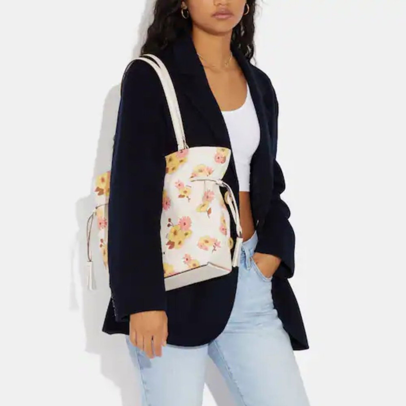 NWT 🌿🌺 Coach Andy Tote With Floral Cluster Print