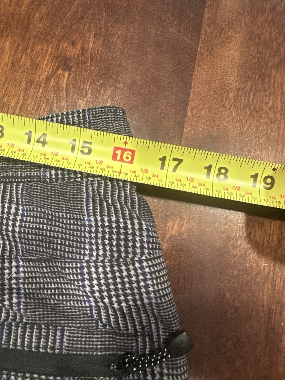American Eagle Joggers Large Checkered Gray Casual Outdoor Active Unisex Pants