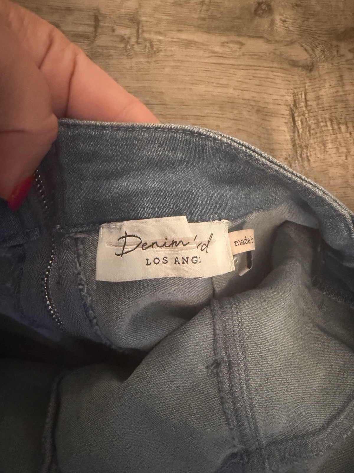 Demin Jean Jumpsuit Size m