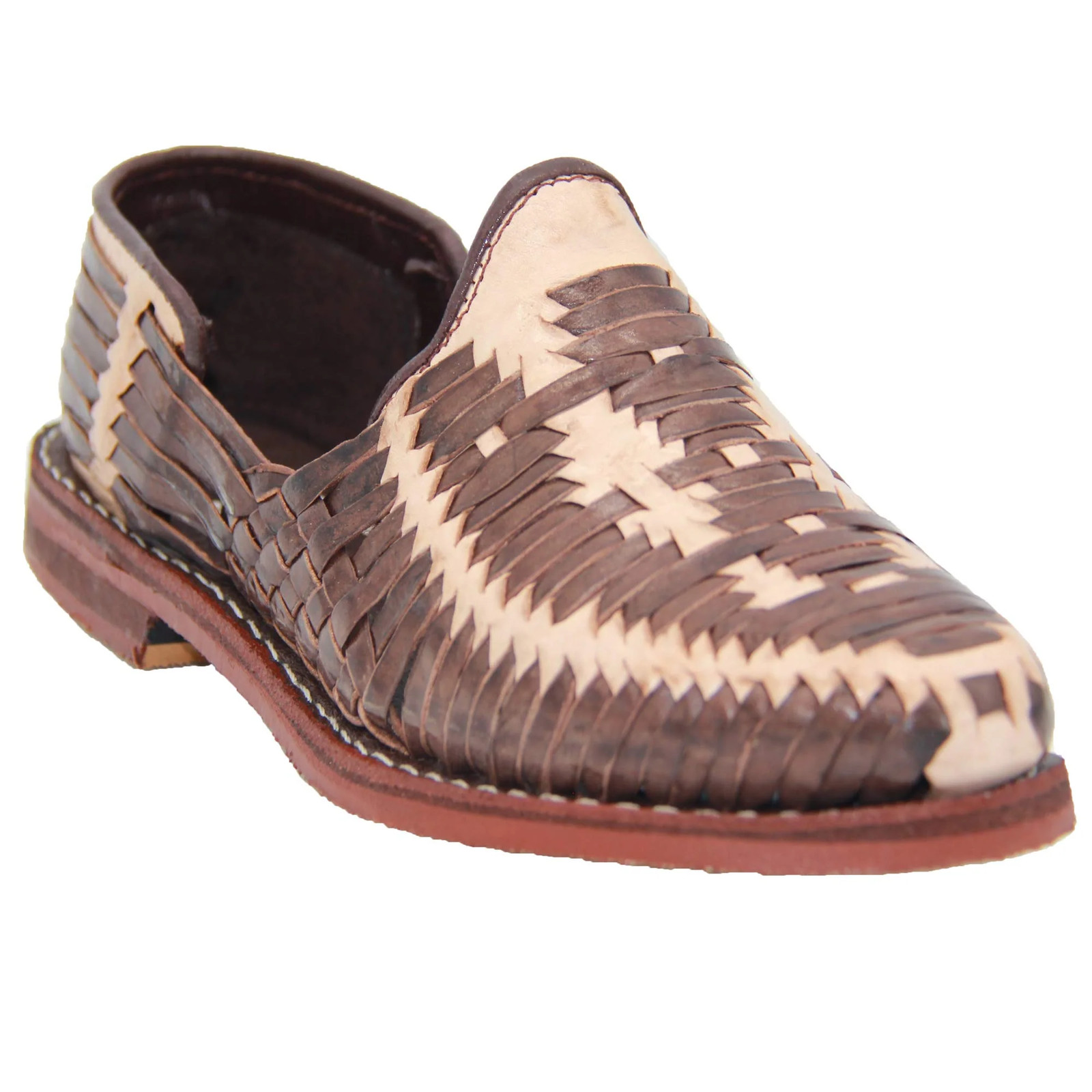 Men’s Leather Authentic Mexican Huarache Sandal Closed Toe