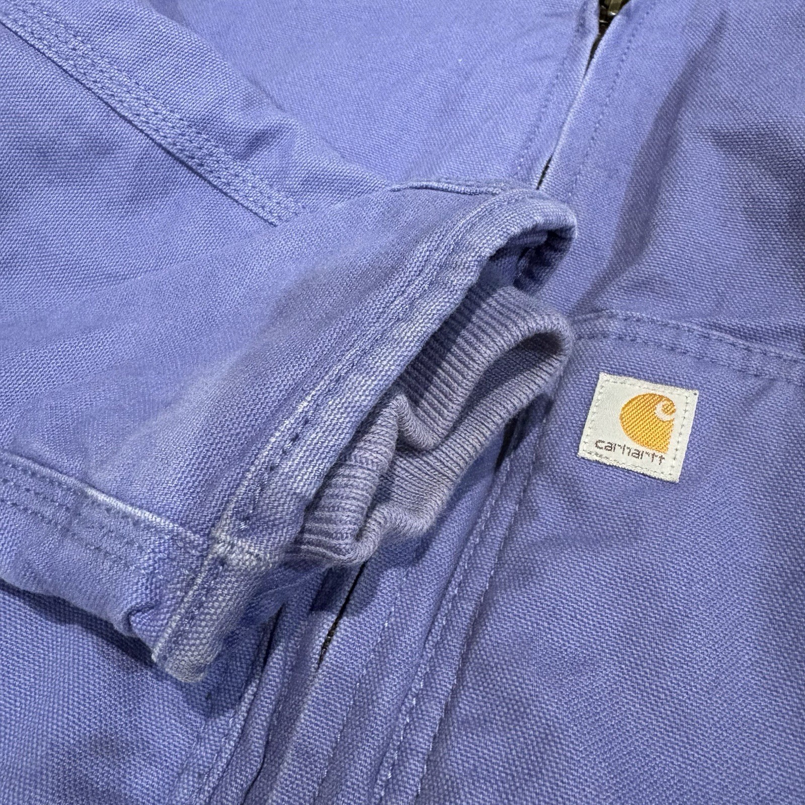 Carhartt Periwinkle Blue Kids SZ L (14) Sherpa Lined Active Jacket CP9564