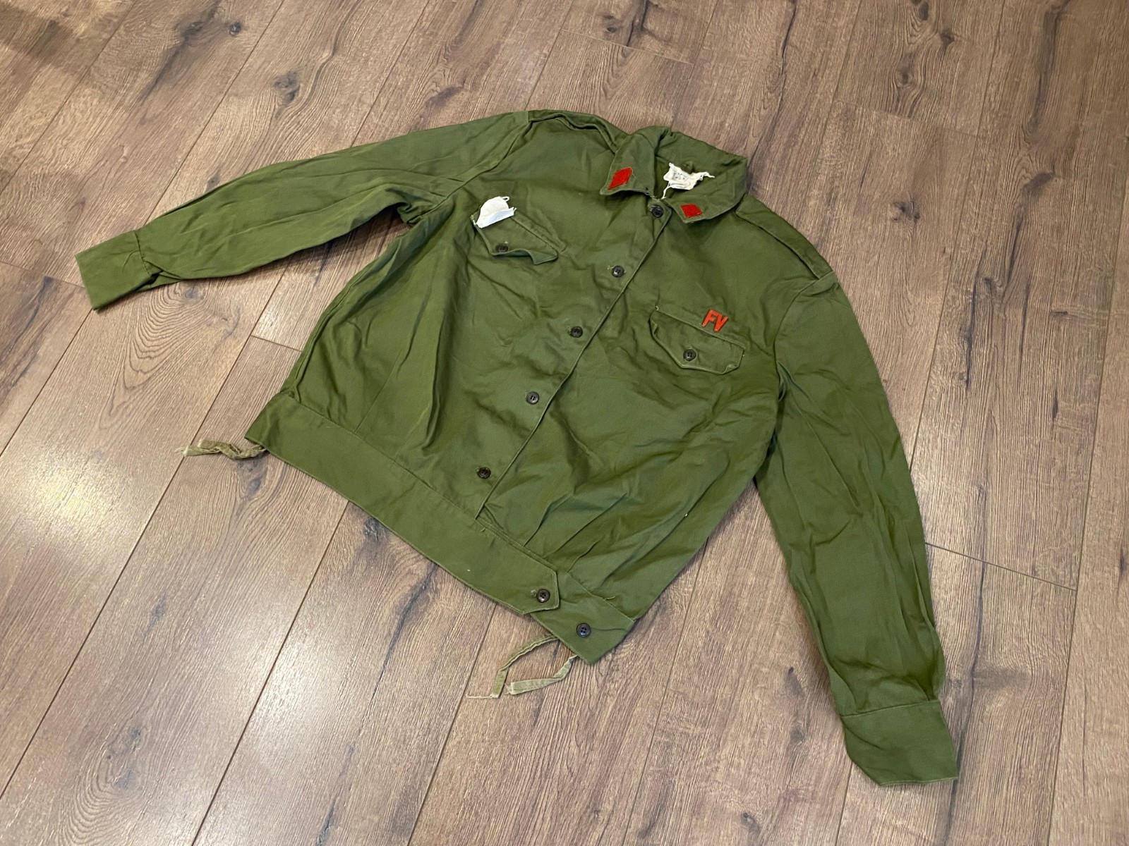 ALBANIA JACKET F.V COMMUNIST ERA SOLDIER ALBANIAN ENVER HOXHA #1221