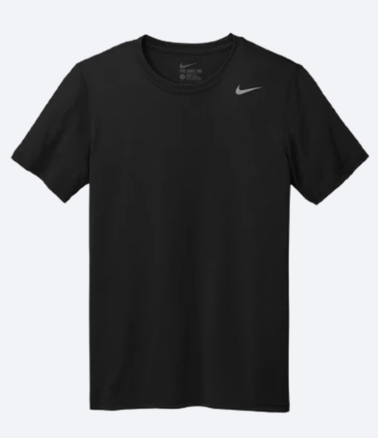 Nike Legend Short Sleeve Poly T-Shirt Black YOUTH MEDIUM