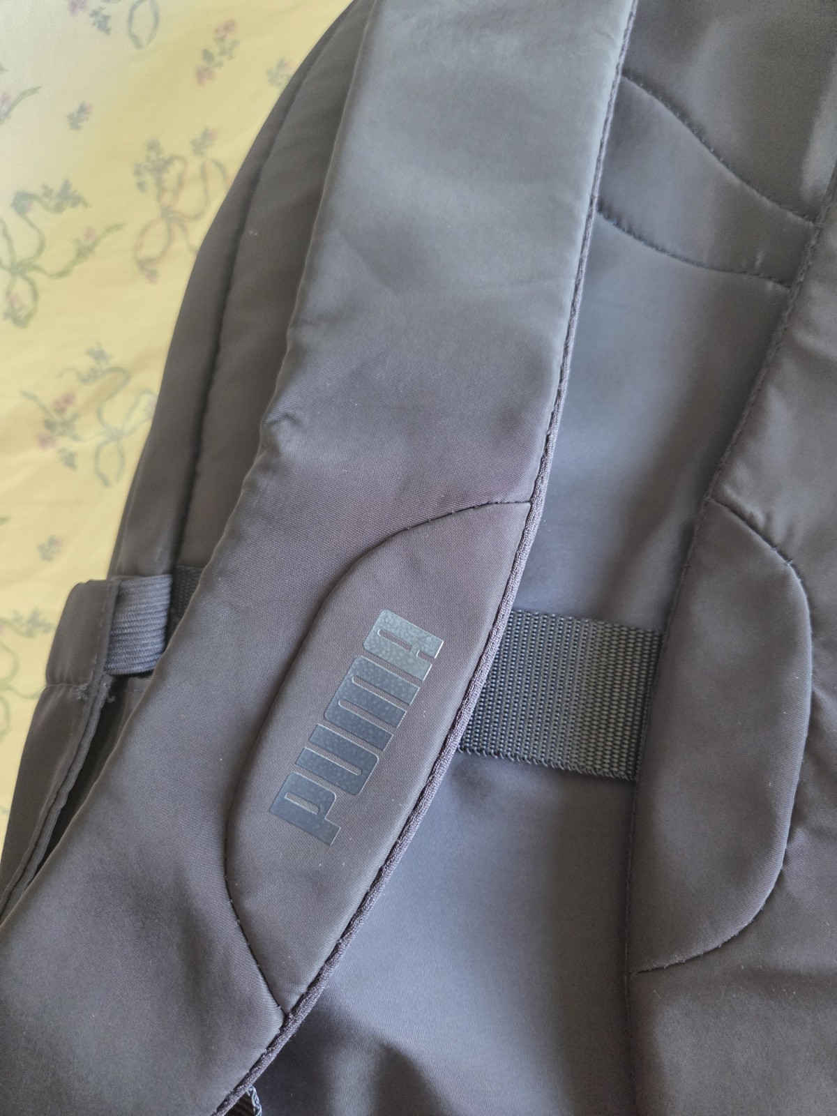 PUMA Navy Blue Backpack Zip Closure Multi-Compartment Adjustable Padded Straps M