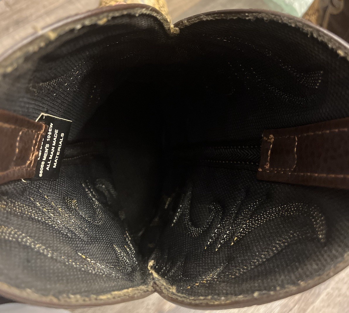 Laredo Monty 68068 Python Snake Skin Boots Western Cowboy Sz 10 1/2EW
