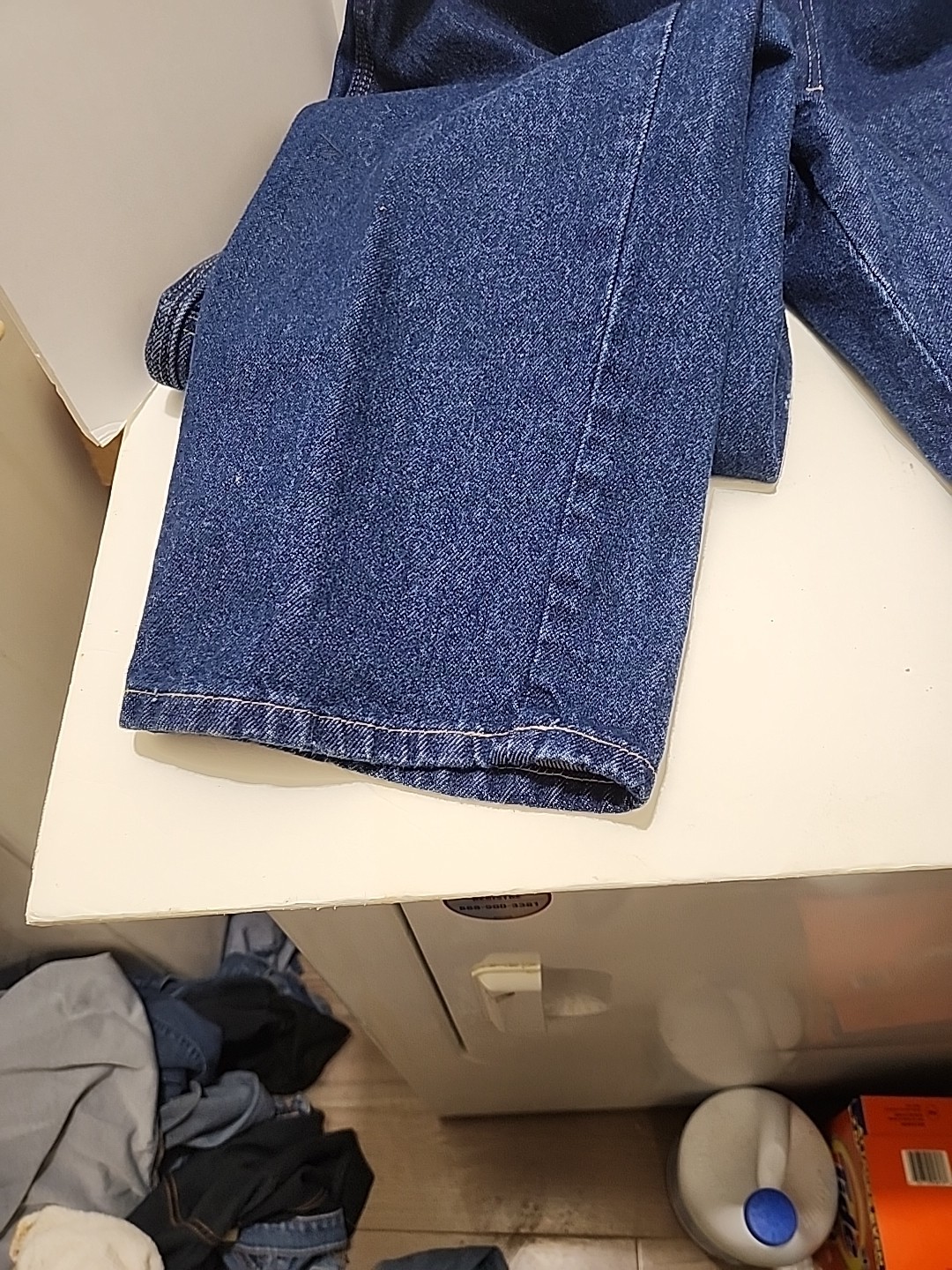 Dickies Carpenter Dk Heavy Jeans 32×34 Work Wear Red Label Baggy Wide Leg Skate