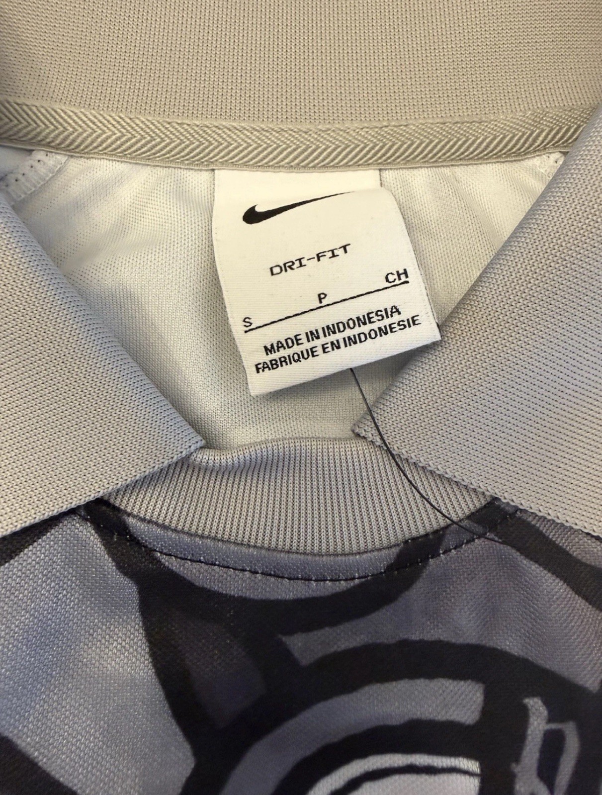Palace x England Nike Jersey – Pewter Grey Black White – Size Small IN-HAND