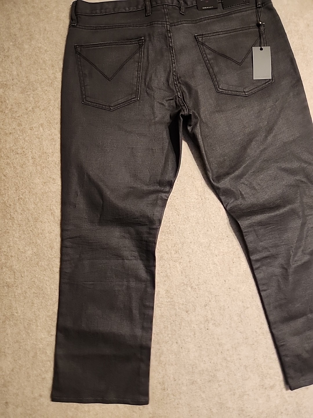 John Varvatos USA Men’s Bowery Slim Straight Jeans 38×27 NEW $228 J306Q3B-AOIE