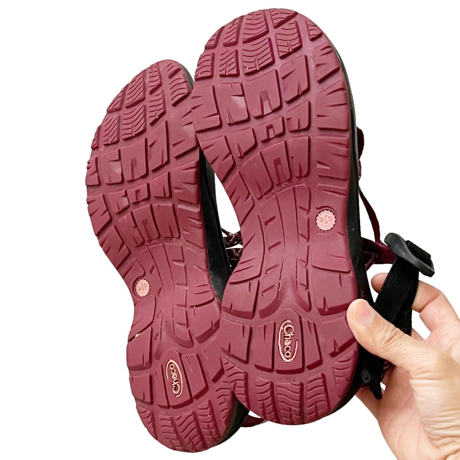 Chaco Updraft Ecotread X2 Sandals Sport Water Toe Loop Classic Pink Womens 9