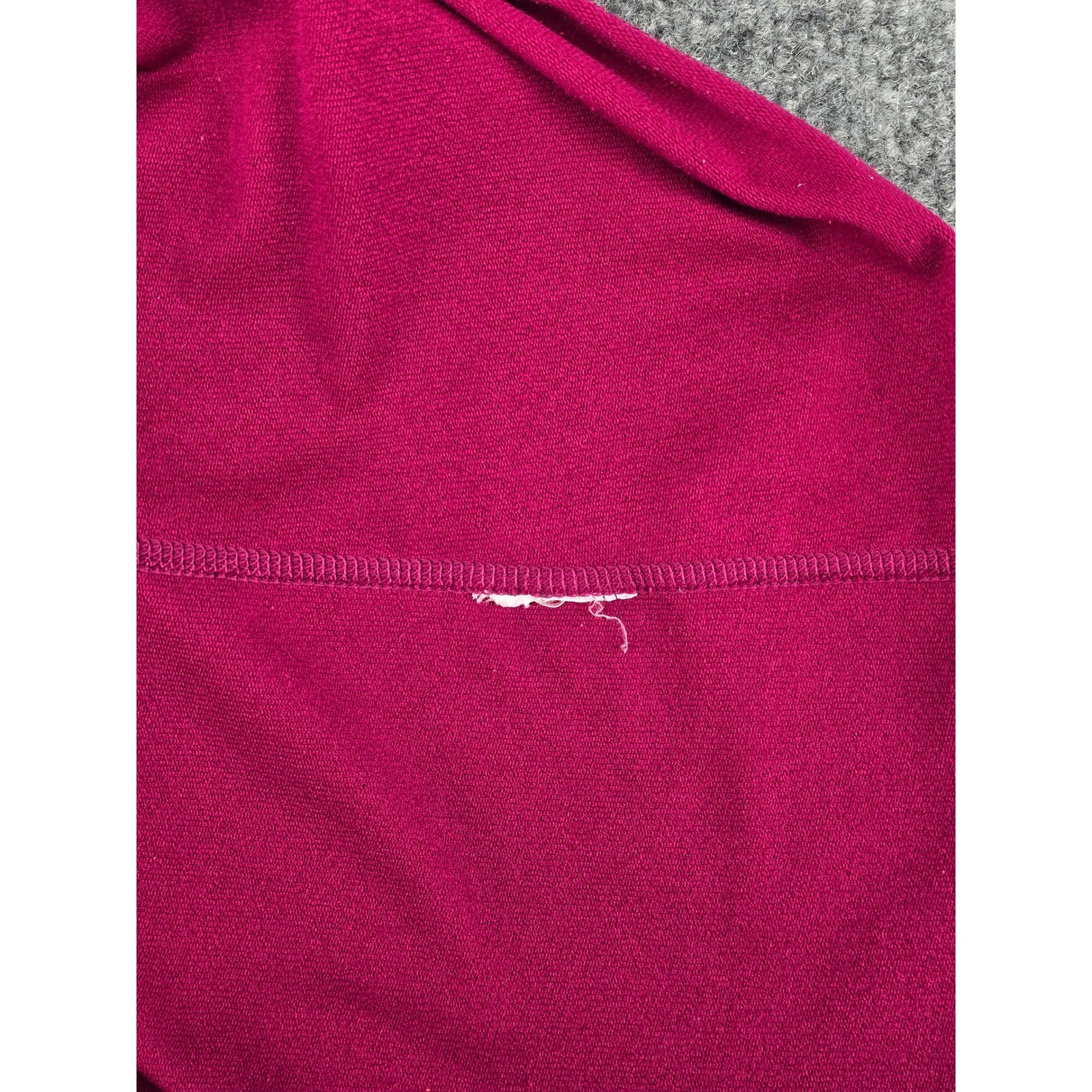 Nike Dri-FIT Running Pullover Women’s L Raspberry Pink Quarter Zip Thumbholes
