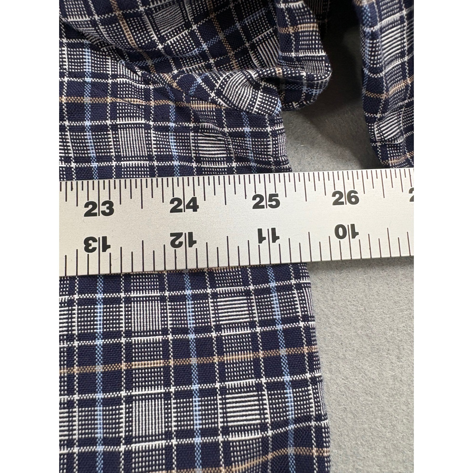 Cremieux Classics Mens XL Blue Brown Plaid Long Sleeve Button Down Shirt NEW